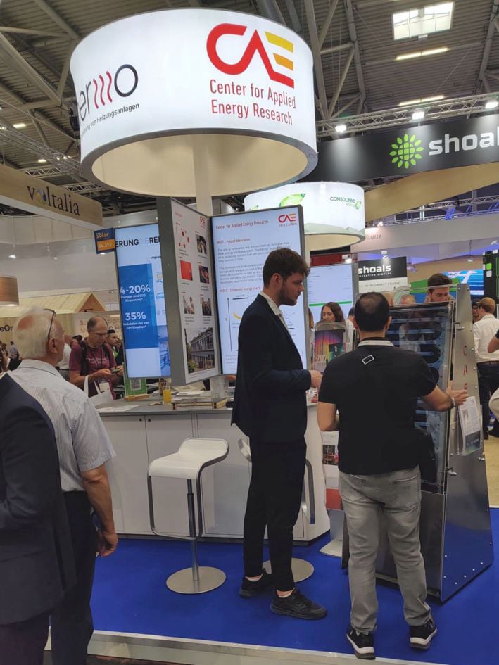 Das CAE präsentiert sich auf der Intersolar.